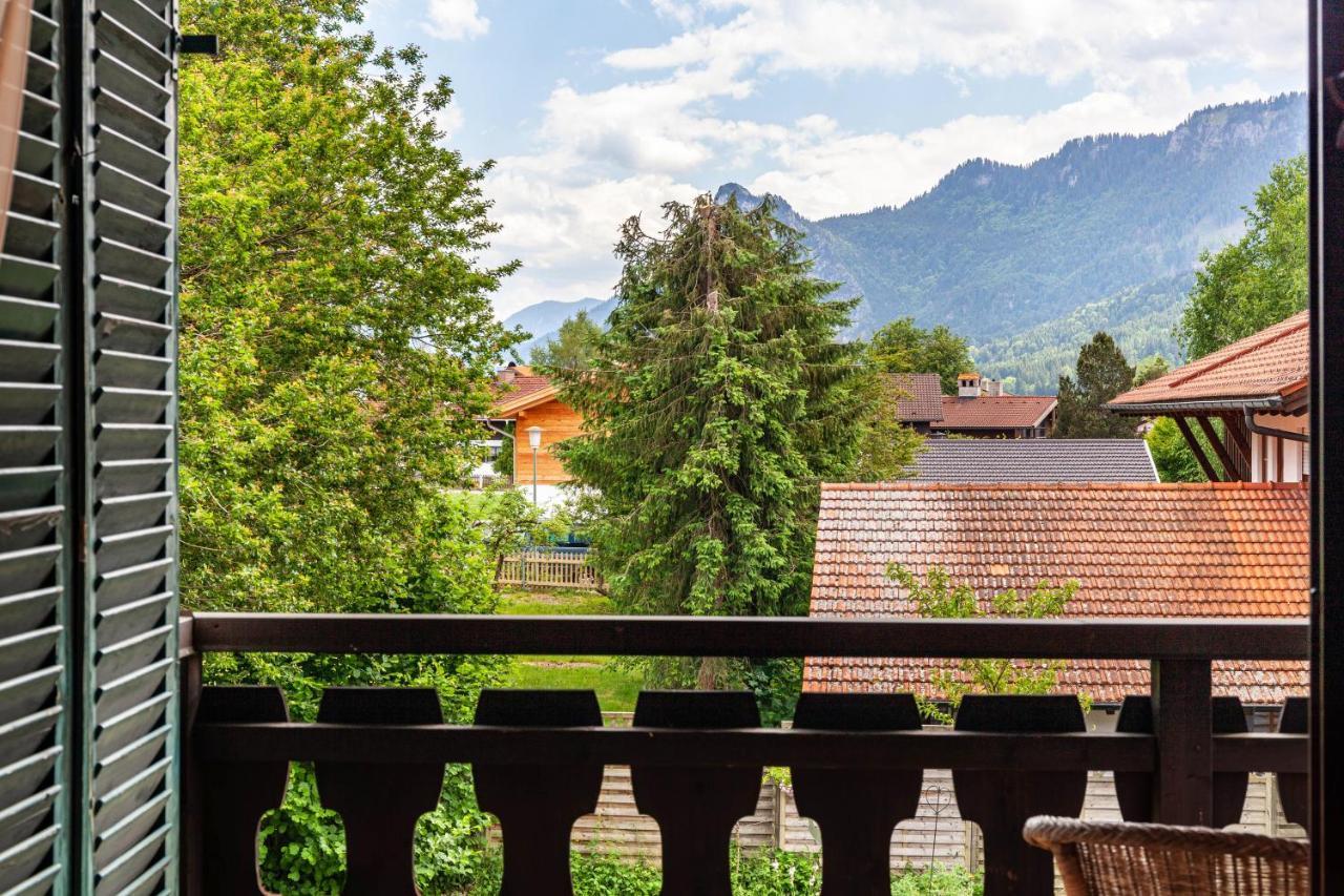 Ferienwohnung Bergblick Унтерамергау Екстериор снимка